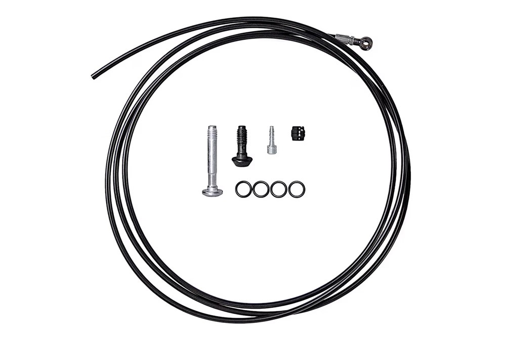 Durite de Frein Magura avec Banjo - 90° 2500 mm Noir