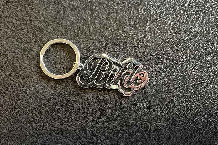 Porte clef Bikle Chromé
