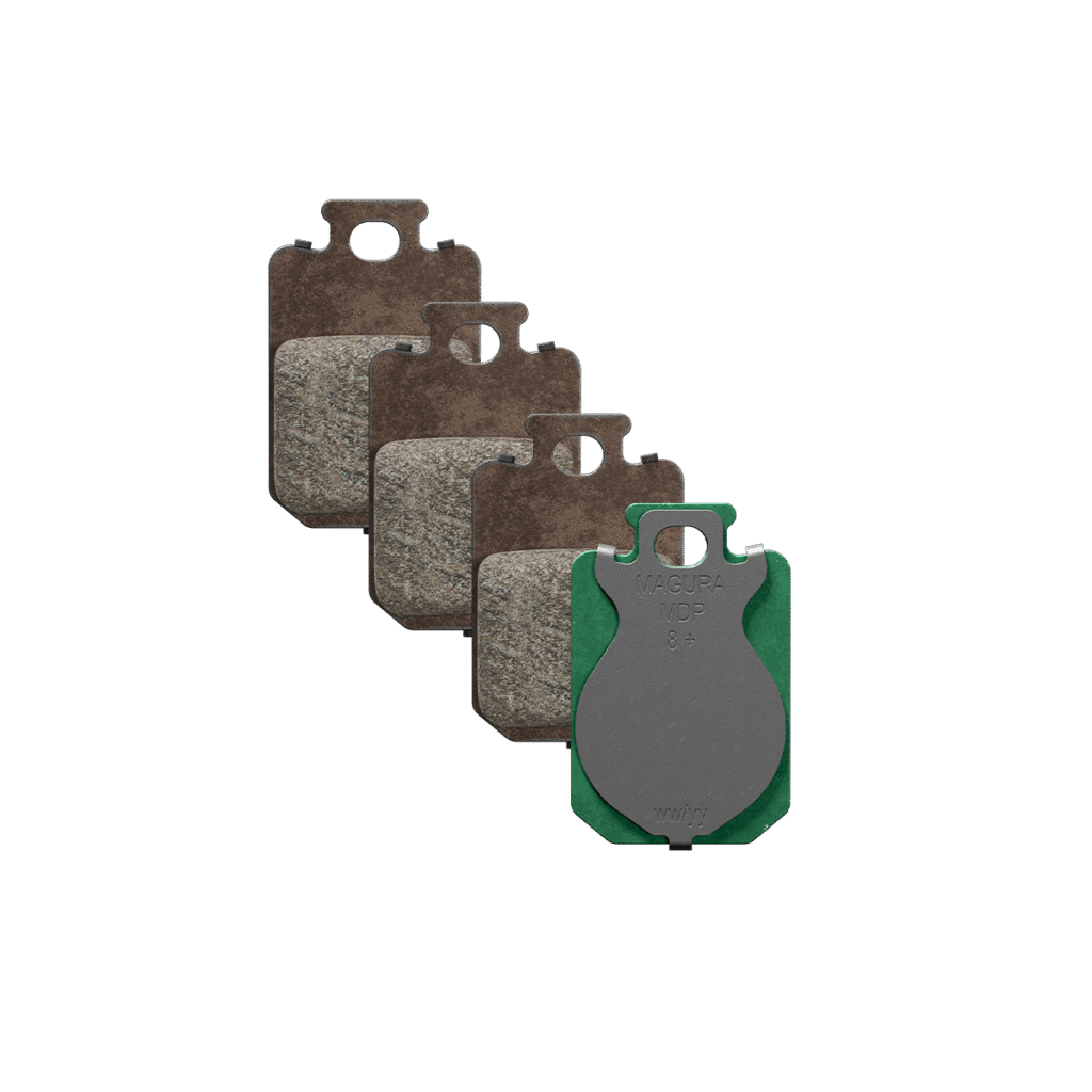 Plaquettes de frein Magura MT5e - MDP8+ green - Bikle / RX